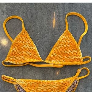 Acacia Swimwear | Mango Crochet Bikini Top